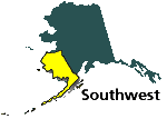 Südwest Alaska Karte